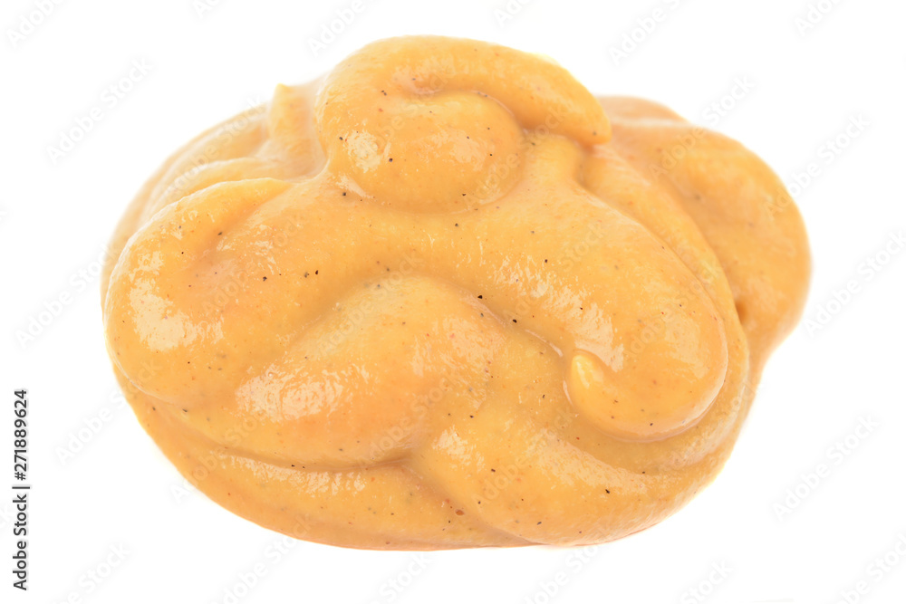 mustard on a white background mustard on a white background
