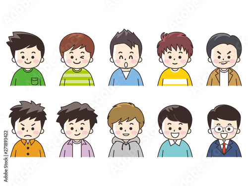 若い男性いろいろ