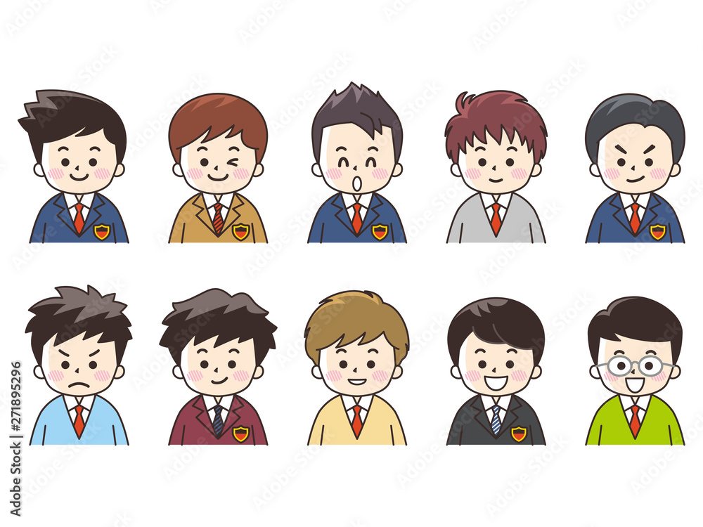 中高生の男子いろいろ(ブレザー) 中高生の男子いろいろ(ブレザー)