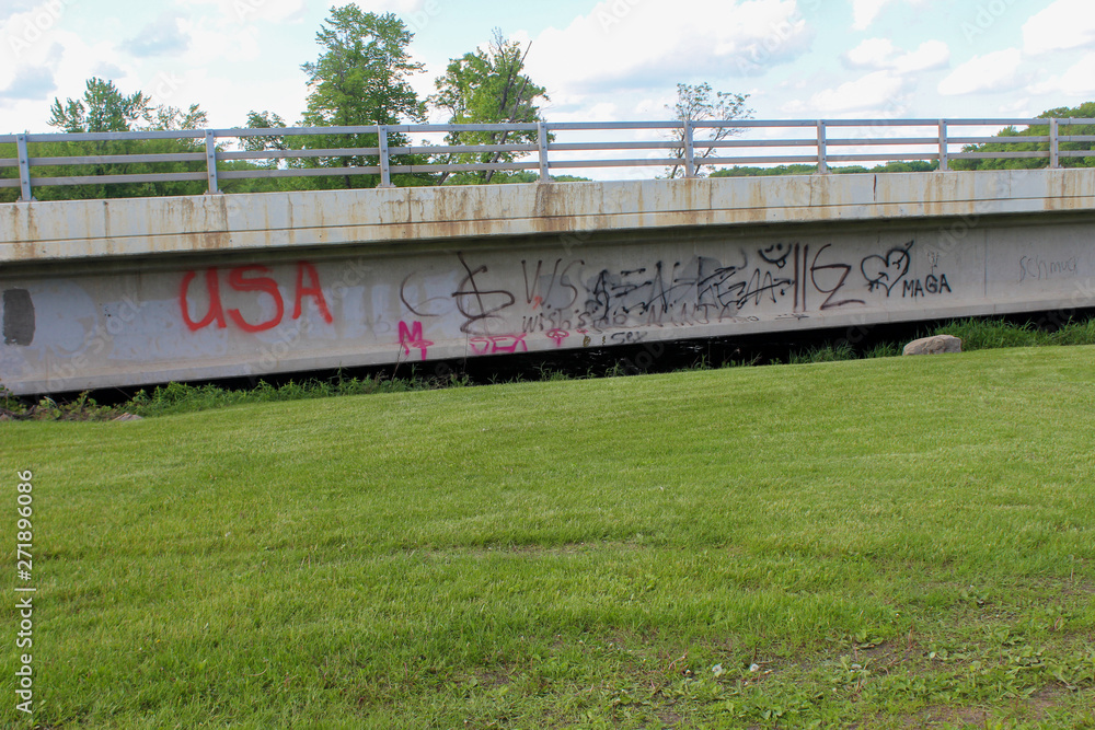 bridge and grass