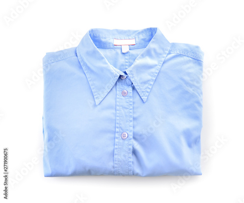 Shirt after dry-cleaning on white background © Pixel-Shot