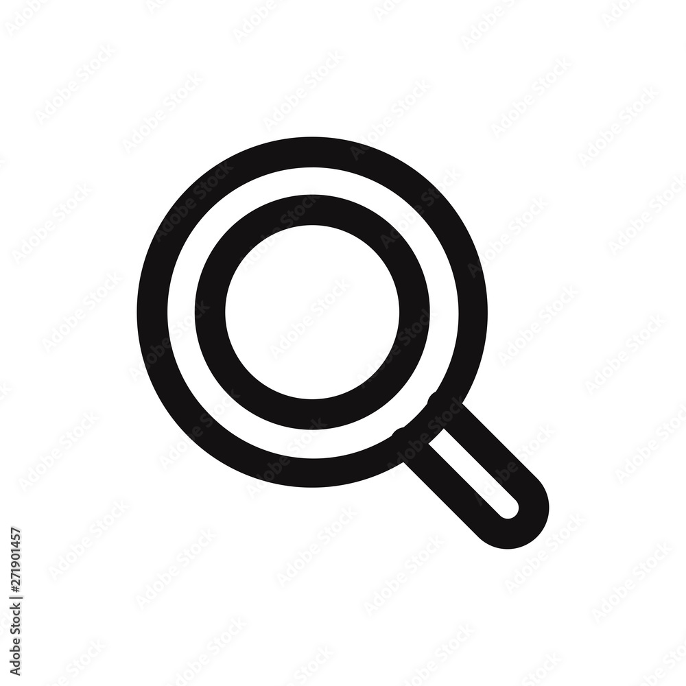 Magnifying vector icon in modern style for web site and mobile app Magnifying vector icon in modern style for web site and mobile app
