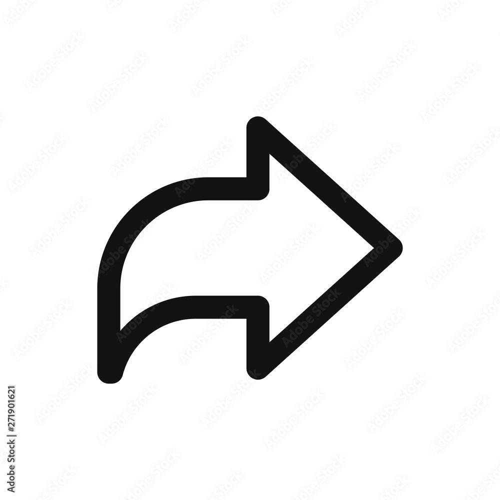 Arrow vector icon in modern style for web site and mobile app Arrow vector icon in modern style for web site and mobile app