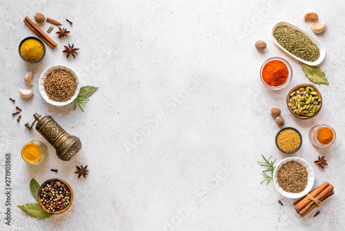 Fototapeta Naklejka Na Ścianę i Meble -  Spices Assortment