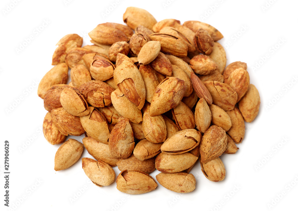 apricot kernel isolated on white background apricot kernel isolated on white background