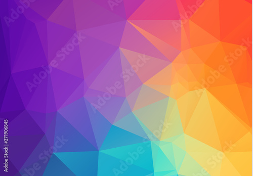 Abstract mosaic Colorful Polygonal Geometric Triangle Background, Low Poly Style. Business Design Templates modern Triangle Background.