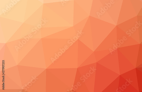 Abstract mosaic Orange Polygonal Geometric Triangle Background, Low Poly Style. Business Design Templates modern Triangle Background.