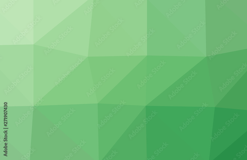 Fototapeta premium Abstract mosaic Green Polygonal Geometric Triangle Background, Low Poly Style. Business Design Templates modern Triangle Background.