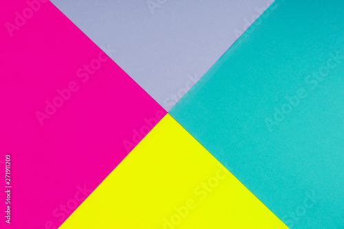 Abstract geometric background in bright neon colors