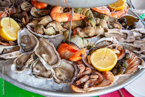 Plateau de fruits de mer photo