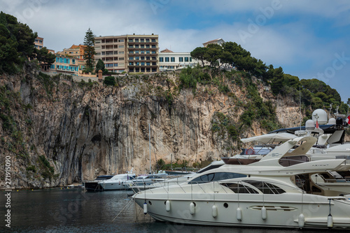 Fontvielle Harbour, Monaco, on the French Riviera. photo