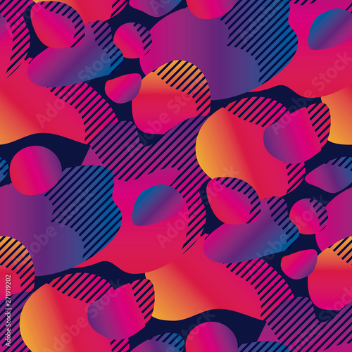 Abstract colorful liquid fo...