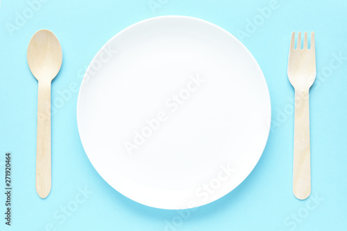 Fotografie, Tablou 皿とフォークとスプーン