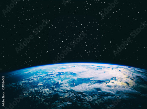 Fototapeta Naklejka Na Ścianę i Meble -  Magnificent earth in outer space. The elements of this image furnished by NASA.