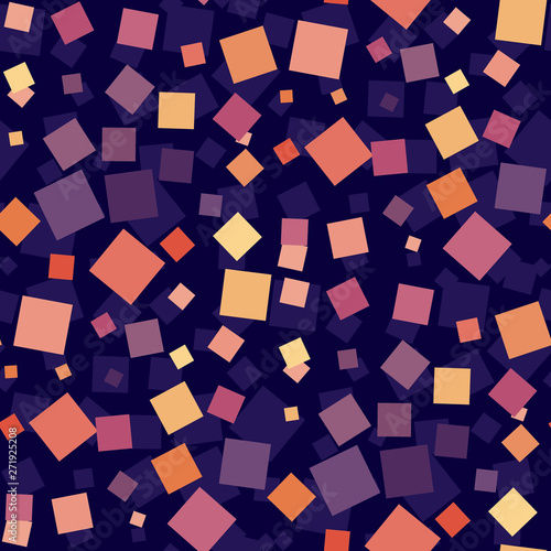 Vintage colors squares seam...