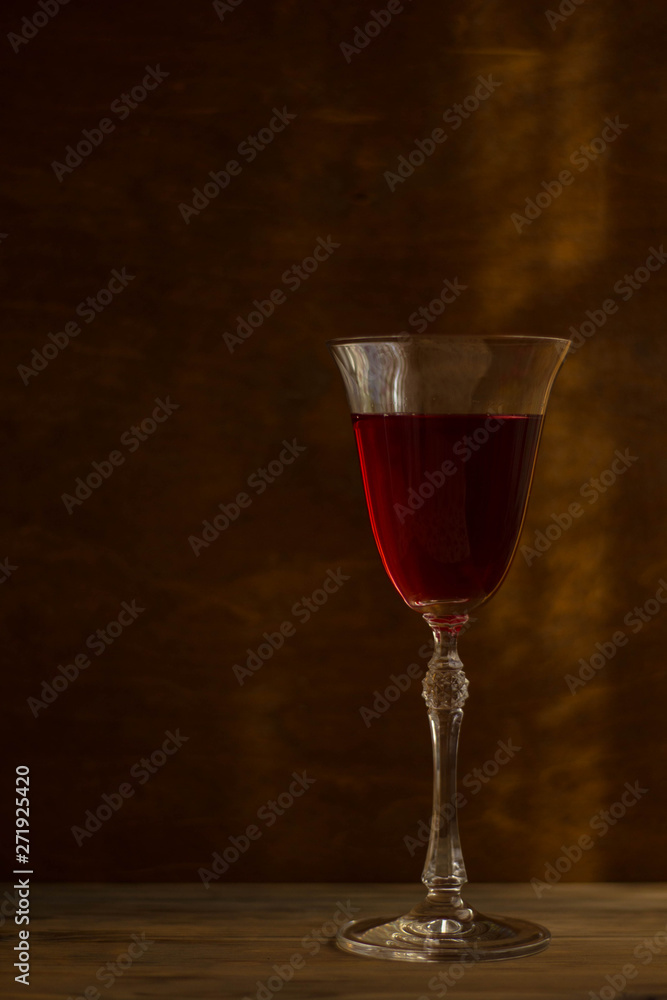 glass of red wine