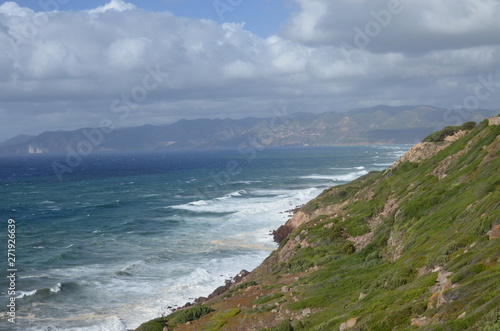 Wallpaper Mural Coast of Mediterranean sea in Portoscuso, Carbonia-Iglesias, South Sardinia, Italy Torontodigital.ca
