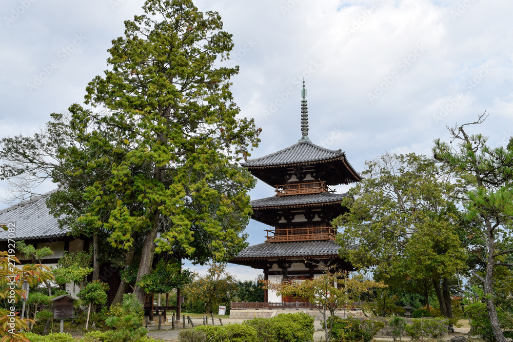 Fototapeta premium 法起寺