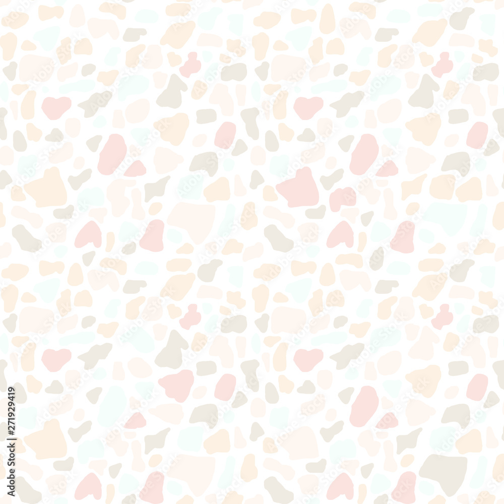Terrazzo seamless pattern. Wallpaper vector.