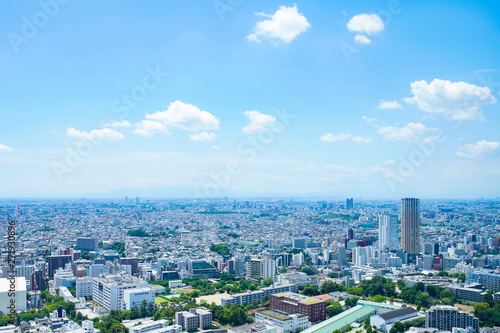 東京市街地（画面右は中目黒）