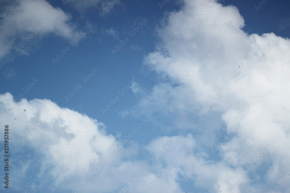 Abstract blue background with white cloud Abstract blue background with white cloud