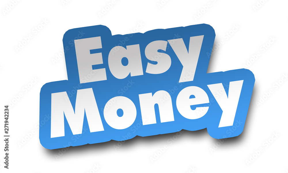 easy money concept 3d illustration isolated easy money concept 3d illustration isolated