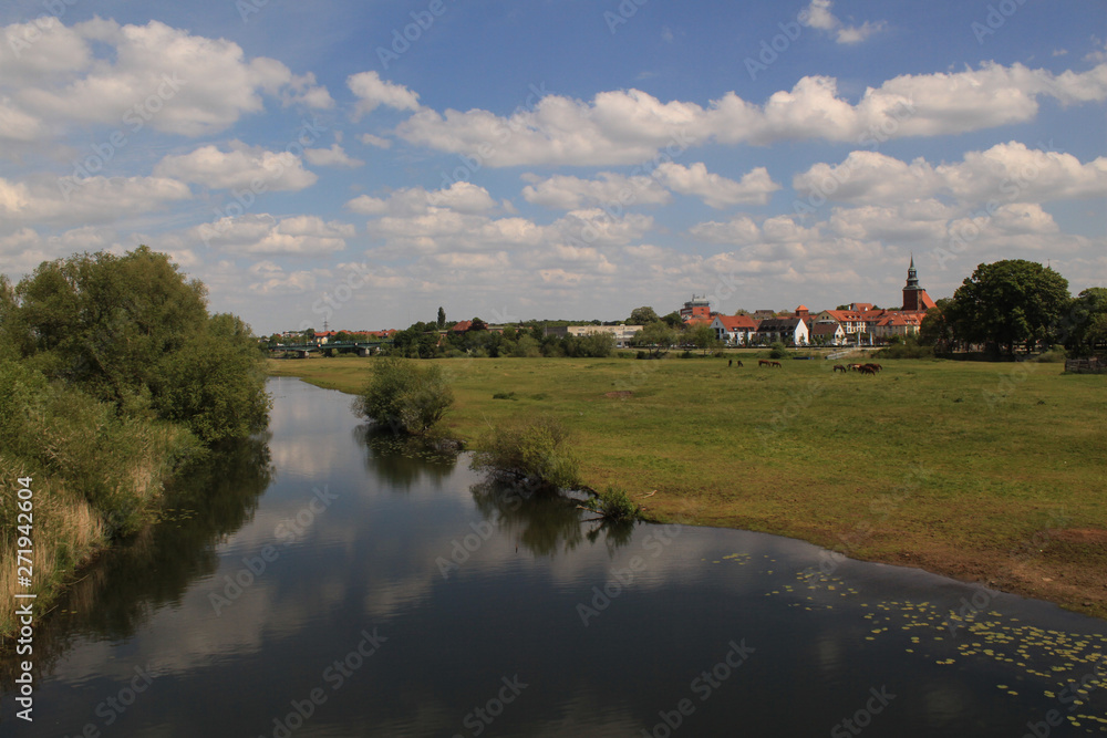 Obraz premium Allerlandschaft bei Verden