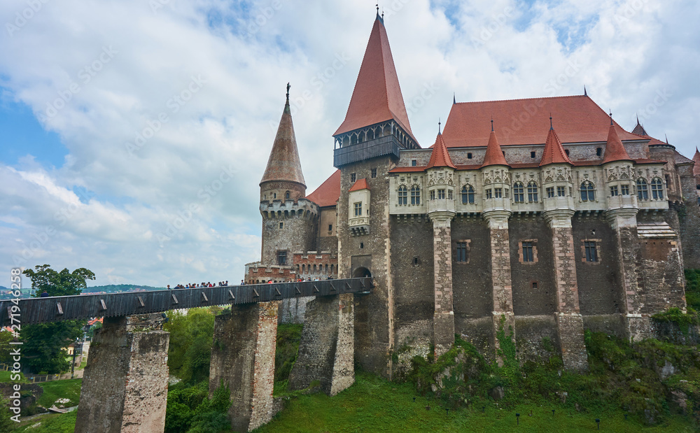 Corvin Castle in Hunedoara, Romania