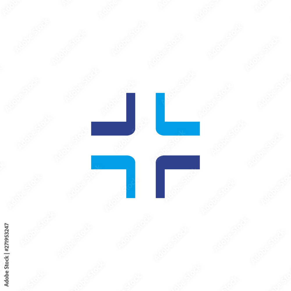 Fototapeta premium Health care and medical icon logo design vector template