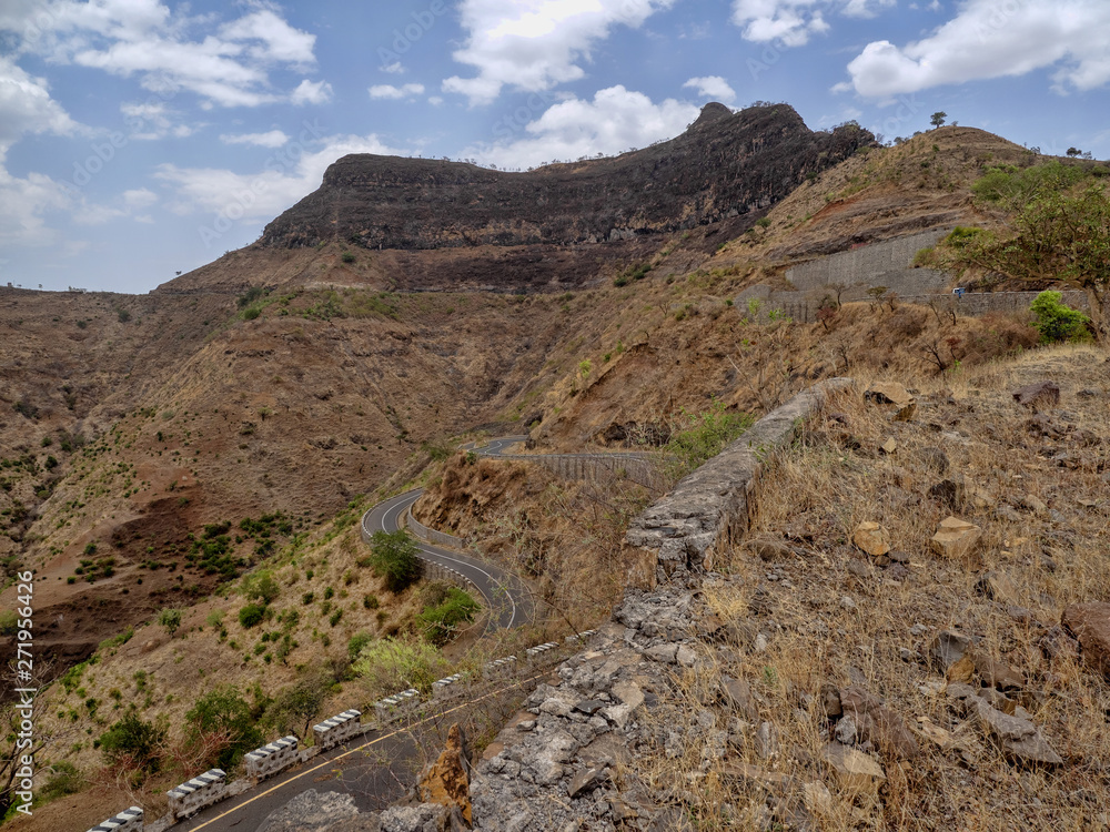 The beauty of a mountainous landscape in northern Ethiopia The beauty of a mountainous landscape in northern Ethiopia