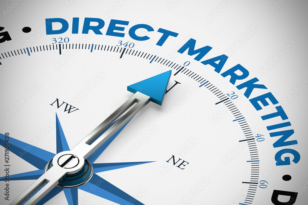 Direct marketing / self-marketing on compass Direct marketing / self-marketing on compass
