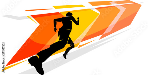 Corporate Rush Abstract Upward Profitability