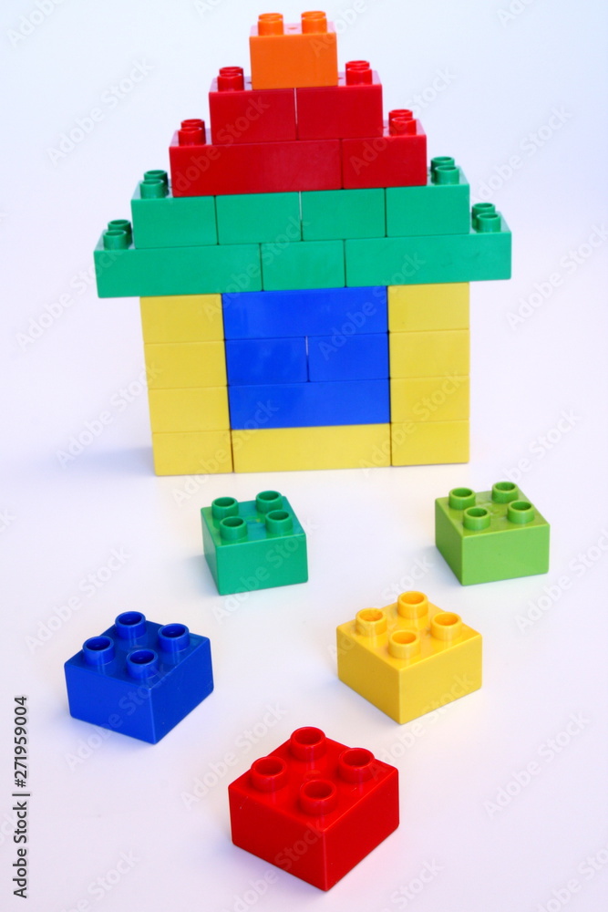 Obraz premium building blocks house