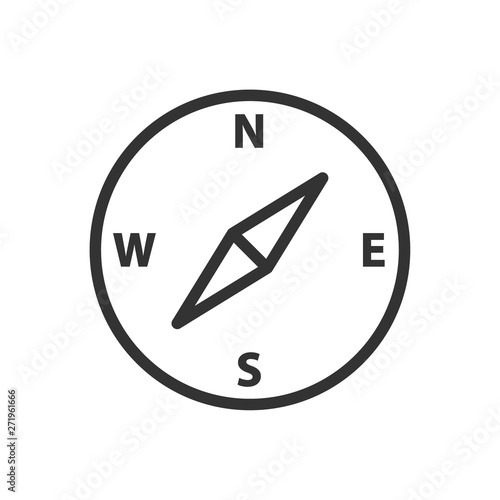 Free Download navigation compass outline ui web icon. compass vector icon for web, mobile and user interface design isolated on white background - GFXLoad