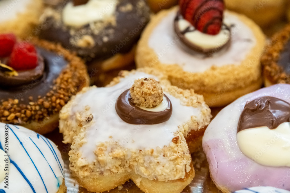 Assorted sweet donuts Assorted sweet donuts