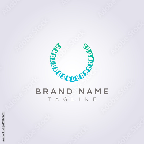 Circle bone logo design for your business or brand