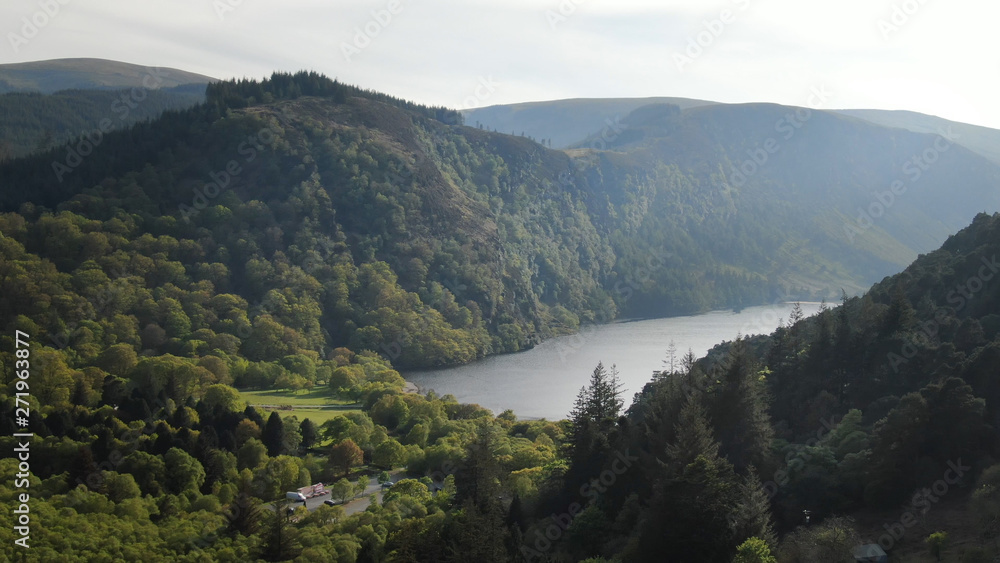 The lakes at Glendalough in the Wicklow mountains of Ireland - travel photography