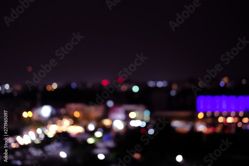 city night light bokeh defocused blurred background © 88studio