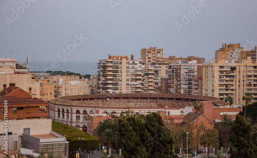 La Malagueta Bullring, a bullfighting arena in Malaga, Spain