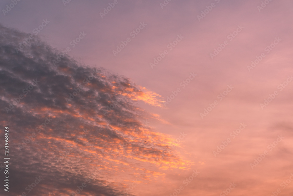 Fototapeta premium Cloud sky on early morning time