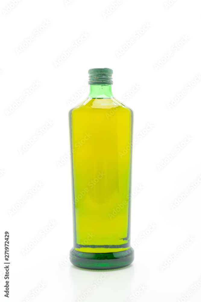 olive oil bottle on white background olive oil bottle on white background