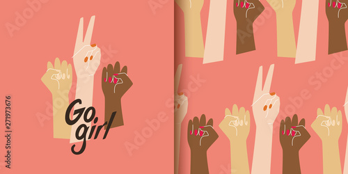 Go girl illustration 