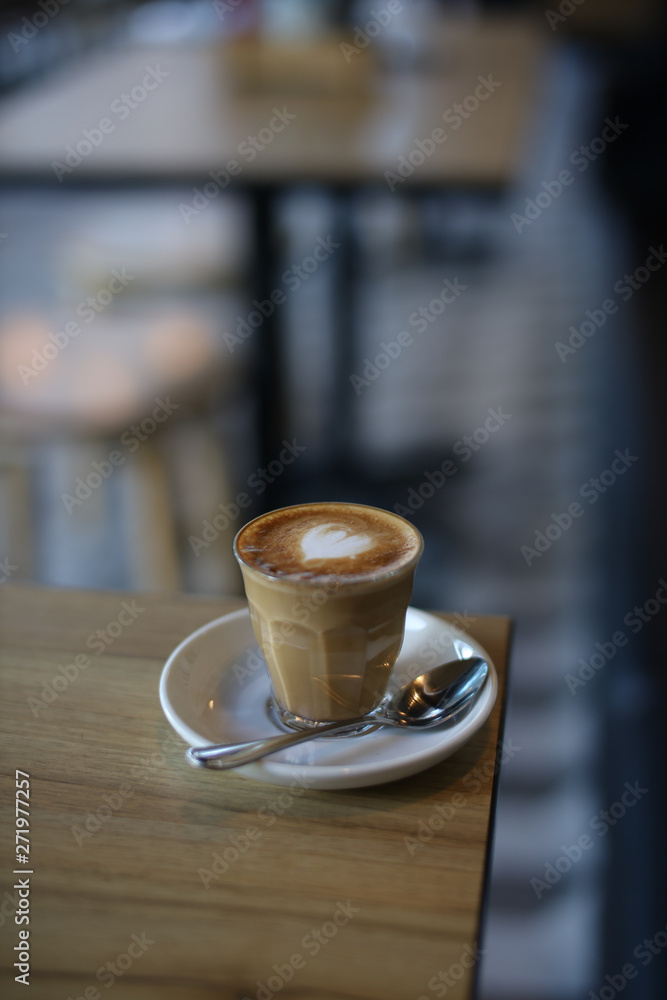 coffee latte art in coffee shop coffee latte art in coffee shop