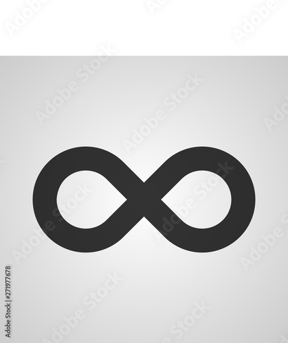 Infinity symbol icons vector illustration. Unlimited, limitless symbol, sign.