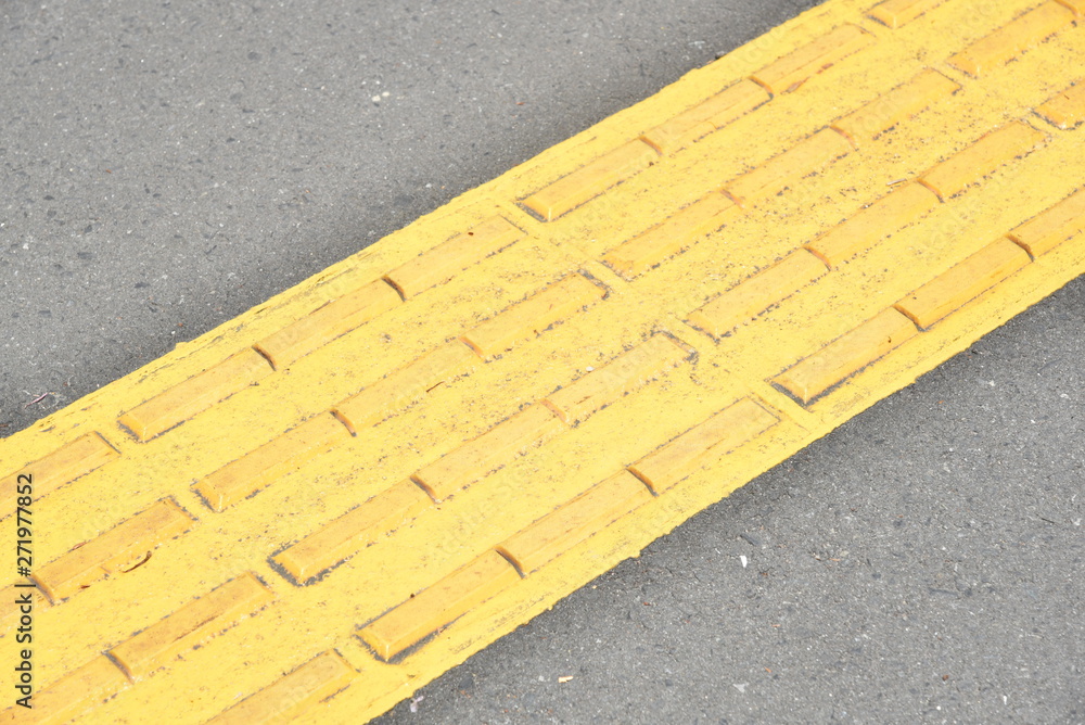 Fototapeta premium Tactile block pavement 