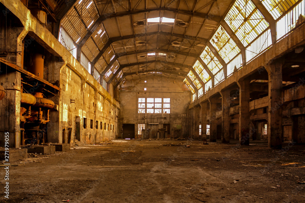 Abandoned Ursus factory in Warsaw.
