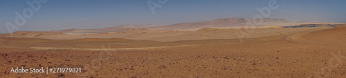 panorama of the atacama desert in peru