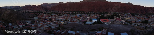 panorama of tupiza town, bolivia photo