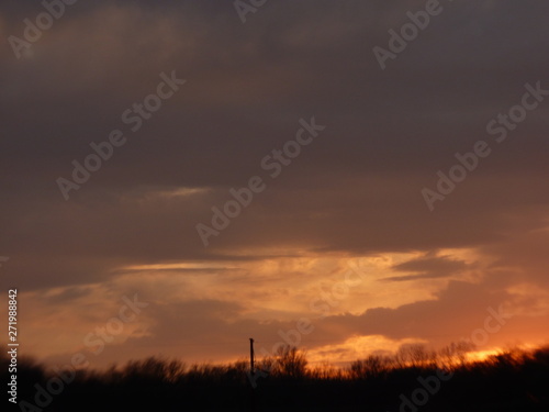 setting sun