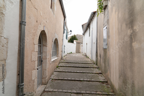 small stairway in Saint Martin de Re in France